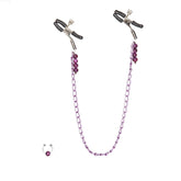 Nipple Play® Purple Chain Nipple Clamps